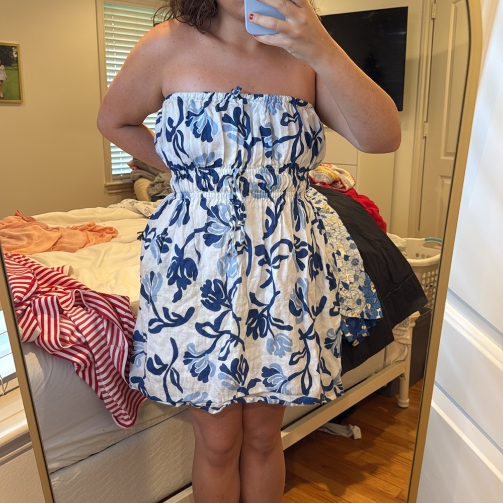 Faithfull the brand strapless cover up
